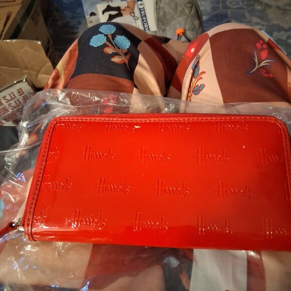 Harrods Handbags - RED NICE WOMANS WALLET FROM london